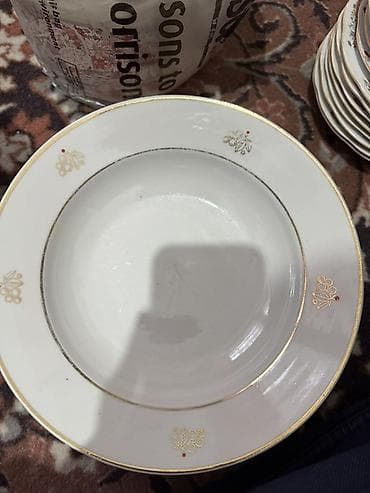 Нан бышыруучу жабдуулар: Советские тарелки из фарфора — 1