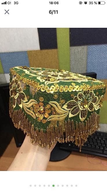 Свадебный аксессуар, Новый, цвет - Зеленый at lalafo.kg Свадебный аксессуар, Новый, цвет - Зеленый