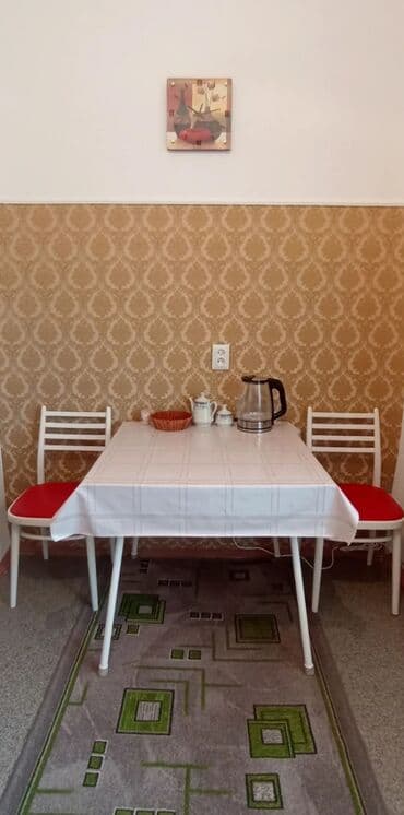 посуточная аренда квартир аламедин 1: 1 бөлмө, Жаздык, жууркан-төшөк каптары, Тиричилик техникасы, Алдын ала ээлөө — 5