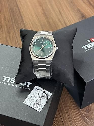 тонкие часы: Tissot PRX — швейцарские кварцевые часы с интегрированным стальным — 2
