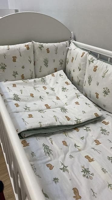 детские люльки качалки: Детская кровать трансформер, Другой тип, цвет - Белый — 3