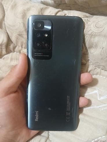 redmi 8lite: Redmi, Redmi 10, Б/у, 64 ГБ, цвет - Черный, 2 SIM — 1