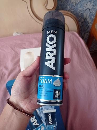 бритье: Набор для бритья ARKO MEN COOL с охлаждающим эффектом. Состав набора — 3