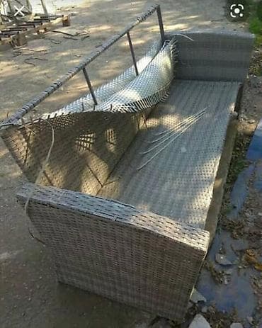 Эмеректи оңдоо, калыбына келтирүү: Реставрируем/чиним старую ротанговую мебель. Перетяжка плетёной мебели — 2