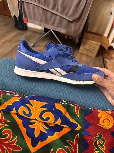 nike react: Мужские кроссовки, 45, Reebok, Б/у, цвет - Синий — 3