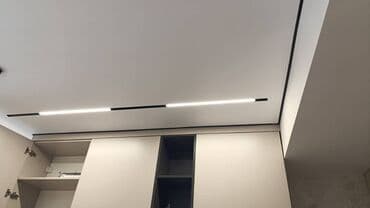 трековые светильник: Натяжной потолок Матовое Бесплатный замер, Монтаж, Демонтаж — 6