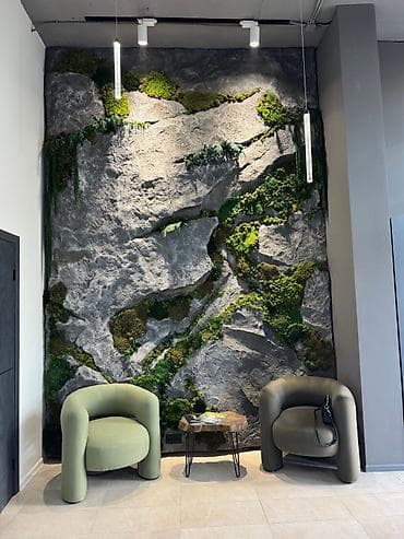 абой стена: Декоративные работы под ключ: скалы, барельеф, роспись стен — 7