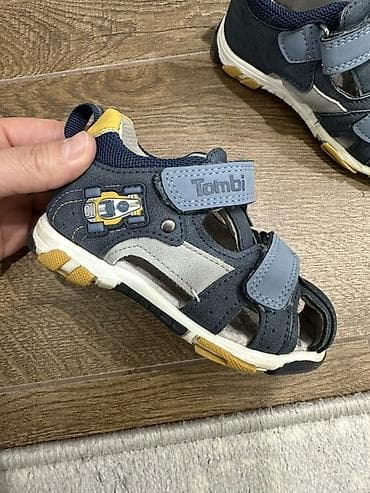 треккинговая обувь распродажа: Детские сандалии Tombi, размер 23. - Модель: закрытый мыс с усиленной — 2