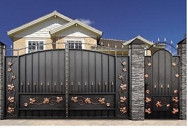 Кованые ворота и калитки под заказ - Типы исполнения: распашные и