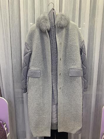 Демисезонное/зимнее пальто (Турция)
Цвет: светло-серый
Размер: 50