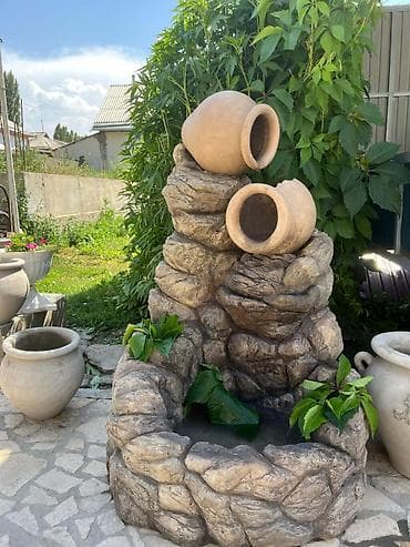 розы в горшке: Декор для дома и сада, Декоративный фонтан — 2