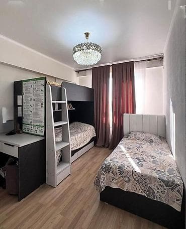 3: 3 комнаты, 78 м², Тунгуч мкр Элитка, 7 этаж, Евроремонт — 5