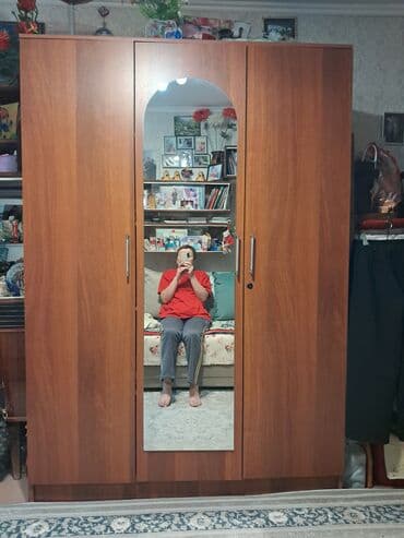 венера: Шифоньер, Прямой, цвет - Коричневый, МДФ — 2