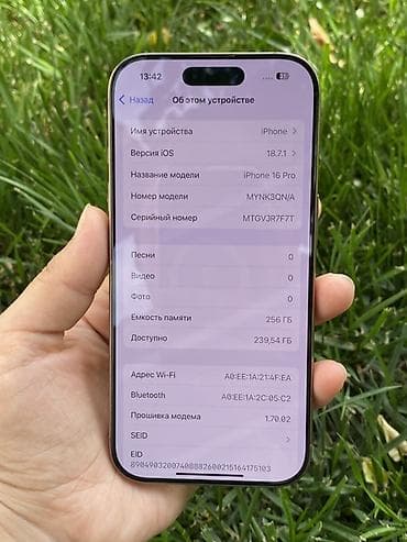 poco 5x pro: IPhone 16 Pro, 256 ГБ, Коробка, 91 % — 4