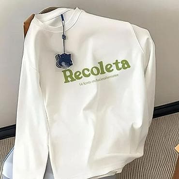 футболка s: Женская Белая футболка с принтом Recoleta - Тип: унисекс футболка с — 1