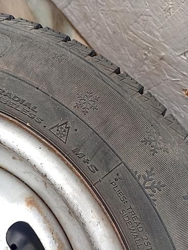 Унаа: Дөңгөлөктөр монтажда 175 / 70 / R 13, Кыш, 1 даана, Жеңил унаалар, Темир, тешиктери - 4 — 2