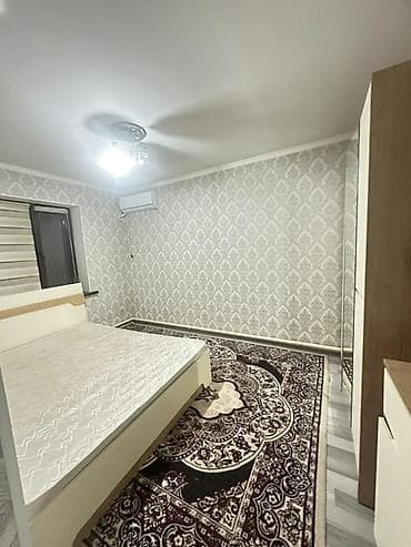 Уктоочу бөлмө гарнитуру, Эки кишилик керебет, түсү - Саргыч боз