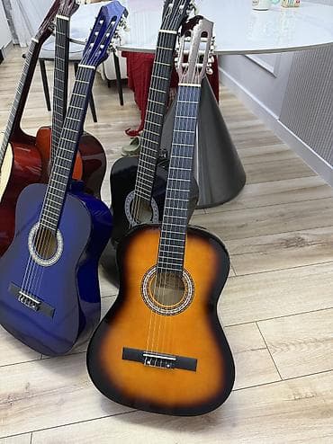 Гитаралар: Гитара классическая, с комплектом, 39 дюймов, 4/4 Широкий гриф — 4