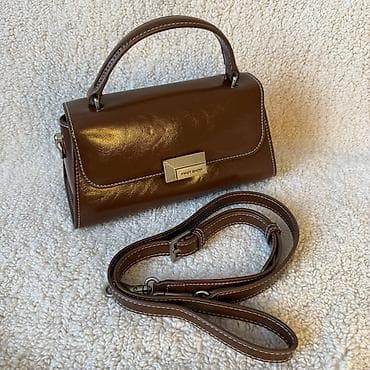 Классическая сумка, Материал: Экокожа, Съёмный ремень, Женские