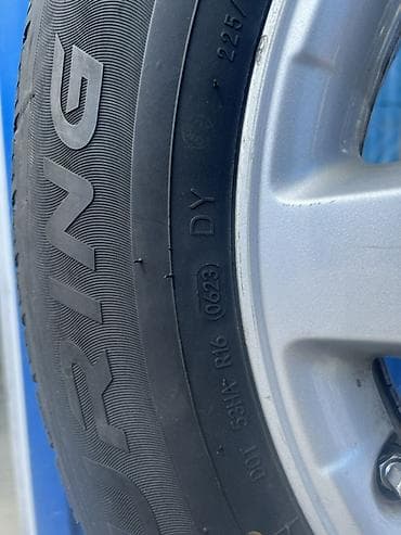 Дөңгөлөктөр монтажда: Дөңгөлөктөр монтажда 235 / 65 / R 17, Жай, Комплект, Жол тандабастар (АТ/МТ), Куйма, тешиктери - 5 — 6