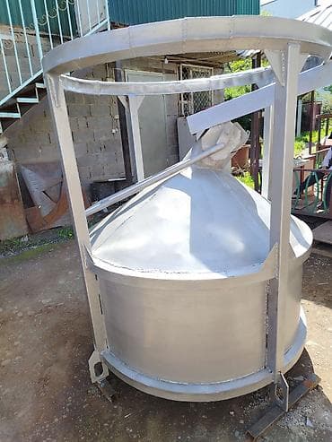 колокольчики: Строительный Колокольчик (бадья) для бетона 1 м3 с лотком! Сделан — 2