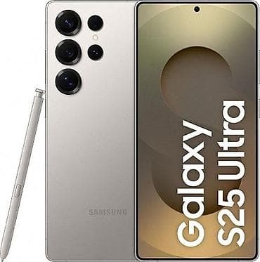 Уюлдук телефондор: Samsung Galaxy S25 Ultra, Колдонулган, 512 ГБ, түсү - Күмүш, Бөлүп төлөө менен, 2 SIM — 1