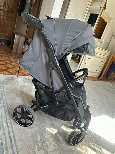 ходунки детские устойчивые: Коляска, Другой бренд, цвет - Серебристый, Новый, Самовывоз — 2