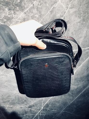 Башка сумкалар: Сумка через плечо BUTUN, мужская - Материал: натуральная кожа с — 1