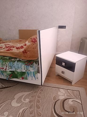 Эмерек: Уктоочу бөлмө гарнитуру, МДФ, түсү - Ак — 4