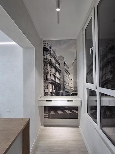 flat osh: 1 комната, 54 м², Технопарк 108 серия, 8 этаж, Евроремонт — 1