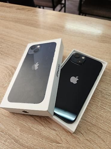 IPhone 13, Б/у, 128 ГБ, Black Titanium, Чехол, Защитное стекло, Коробка, 84 % at lalafo.kg IPhone 13, Б/у, 128 ГБ, Black Titanium, Чехол, Защитное стекло, Коробка, 84 %