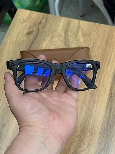 очки mi: Умные очки Ray-Ban Stories gen 1 (модель Wayfarer) с прозрачными — 1