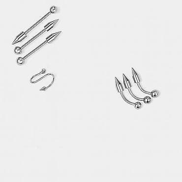 blade blade: Пирсинг, хирургическая сталь, длина штанги 1.1см, 1.5 см, 1.8см цена — 1