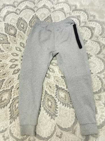Аксессуарлар: Серые спортивные штаны Nike tech fleece original 💯 - Модель: джоггеры — 4