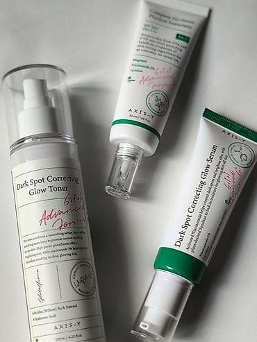 toner: Набор средств для ухода и макияжа (разные бренды): 1) AXIS‑Y - Dark — 1