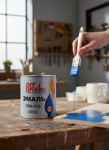 Эмаль алкидная глянцевая ПФ-115 от производителя STeko предназначена