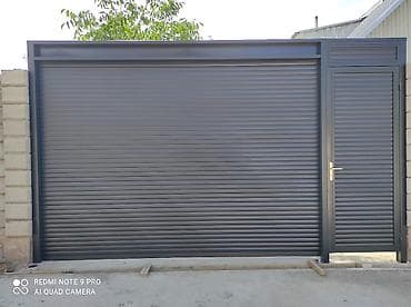 Үй жана бакча: Распашные ворота с калиткой из профильного металла - Материал — 3