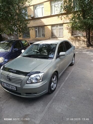 corolla e120: Toyota Avensis: 2003 г., Седан — 1