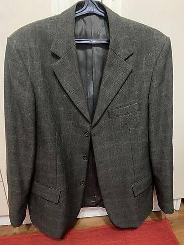 багарда мужская одежда: Мужской пиджак BU CARDO - Цвет: темно‑серый, ненавязчивая — 1