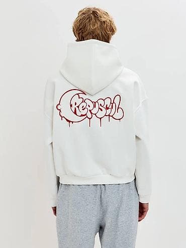 nike tech: Худи унисекс с принтом в стиле стрит-арт - Свободный крой с — 2