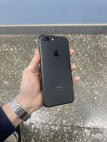 бу xr: IPhone 7 Plus, Колдонулган, 128 ГБ, Jet Black, Коргоочу айнек, Каптама, 100 % — 1