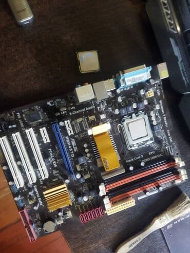 материнская плата 2011: Материнская плата, Б/у, Asus, LGA775, ATX, Для ПК — 1