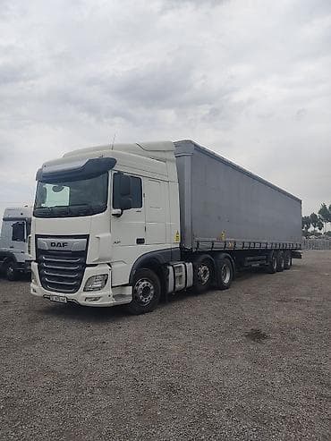 Транспорт: Тягач, DAF, 2019 г., Тентованный — 2