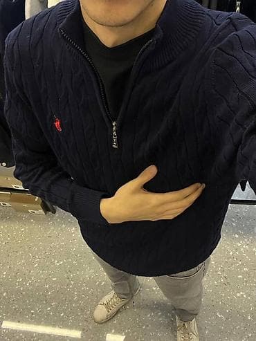 Свитера: Мужской свитер, M, L, XL, Polo Ralph Lauren, Новый, цвет - Синий — 2