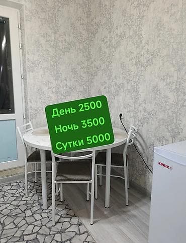 суточная квартира бишкеке: 2 комнаты, Постельное белье, Парковка, Бронь — 1