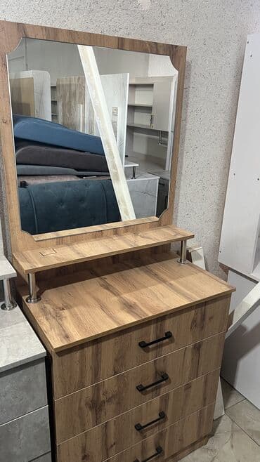 Комод для одежды, Новый, С зеркалом, ЛДСП, Бесплатная доставка at lalafo.kg Комод для одежды, Новый, С зеркалом, ЛДСП, Бесплатная доставка