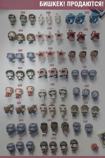 Мини-фигурки/брелоки в стиле Funko из вселенной «Stranger Things»