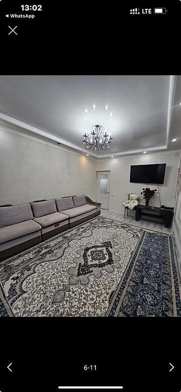 комната аламедин 1: 2 бөлмө, 48 м², 105-серия, 1 кабат — 3