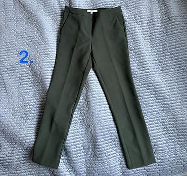 second hand: 1. Джинсы по 500с. 2. Рубашка и брюки по 700с. 3. Бежевый костюм — 8