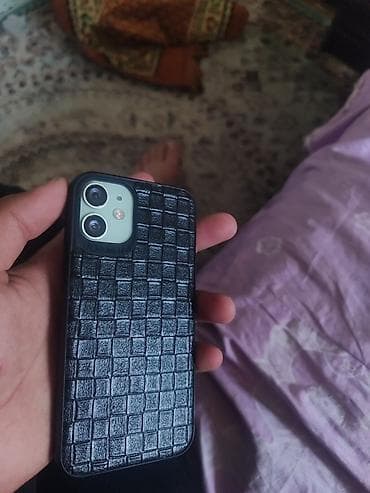 умные часы с сим картой: IPhone 12 mini, Б/у, 128 ГБ, Зеленый, Чехол, 82 % — 2